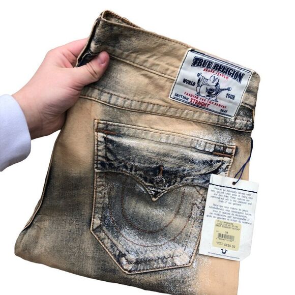 Brand New True Religion Jeans Size 38 STRAIGHT - Picture 12 of 14